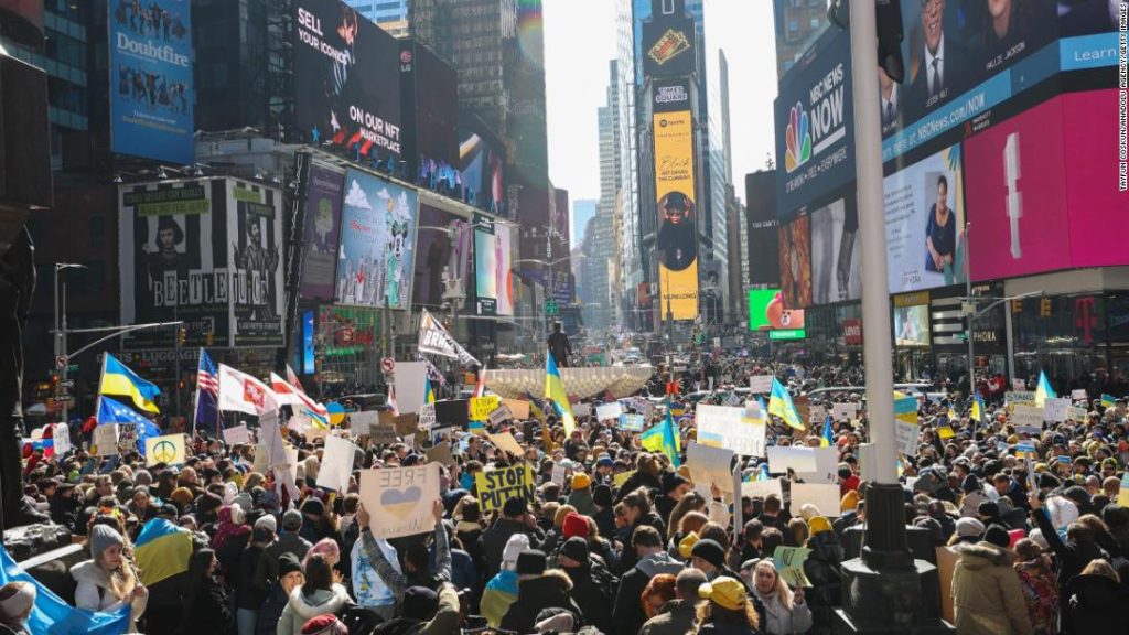 US rallies in support of Ukraine: "The whole world now needs to unite"
