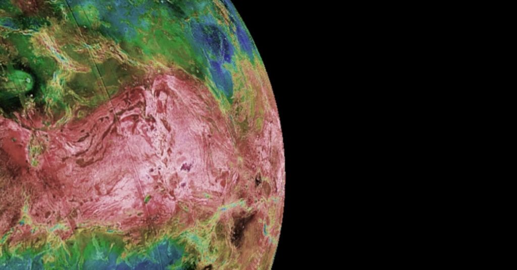 Venus shows its hot, cloudy side
