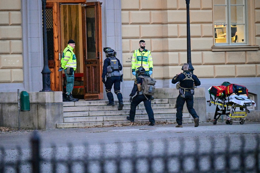 Student accused of murdering two teachers at Swedish HS school
