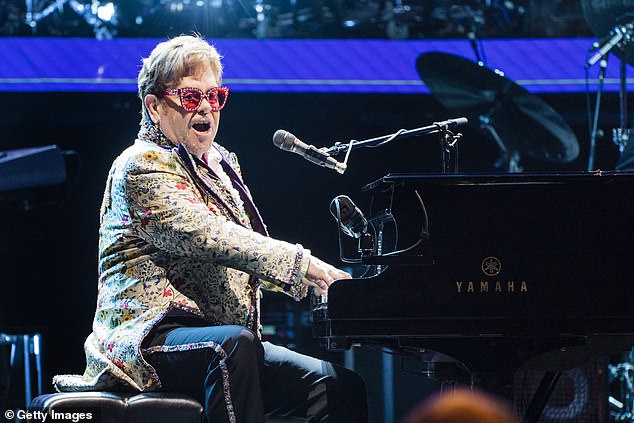 happy birth day!  Elton John celebrated his 75th birthday Friday as he hit the road again at the Farewell Yellow Brick Road Tour