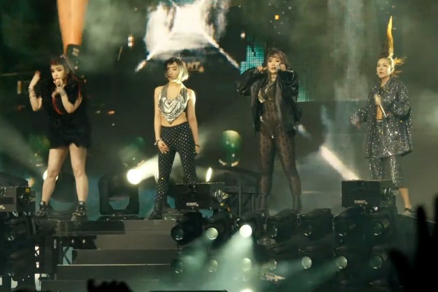 Watch: 2NE1 surprises Coachella by reuniting on stage for their first group performance in 6 years