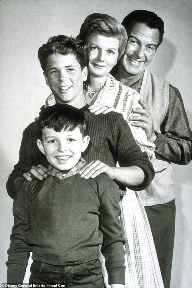 The actor appeared on the popular show with Jerry Mathers, and the late co-stars Hugh Beaumont and Barbara Billingsley.