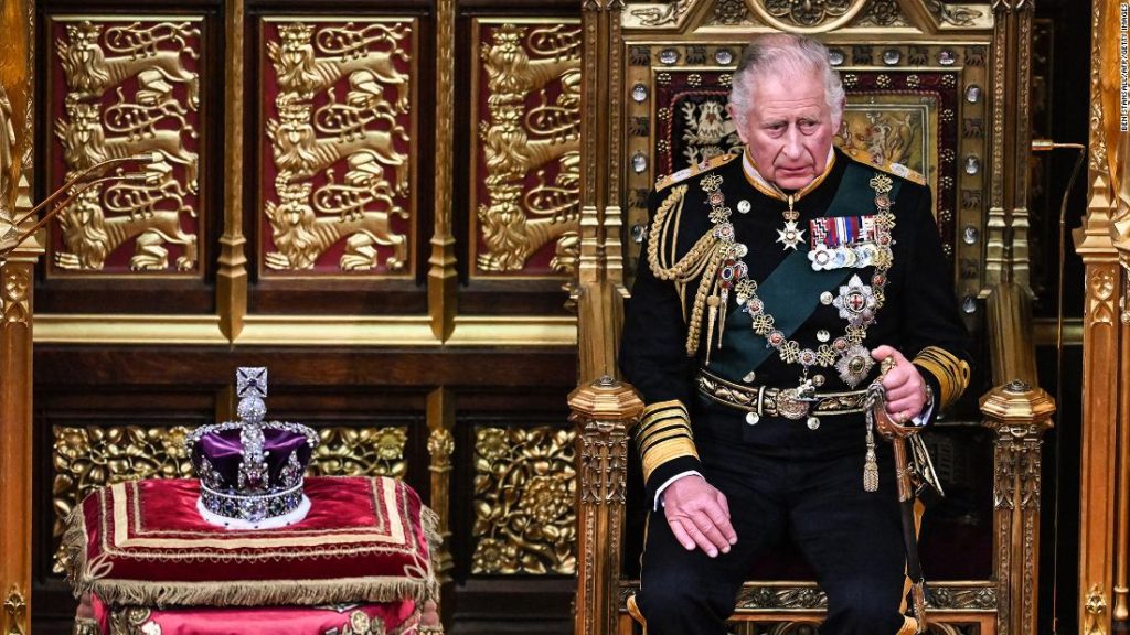 Prince Charles delivers the Queen's speech for the first time