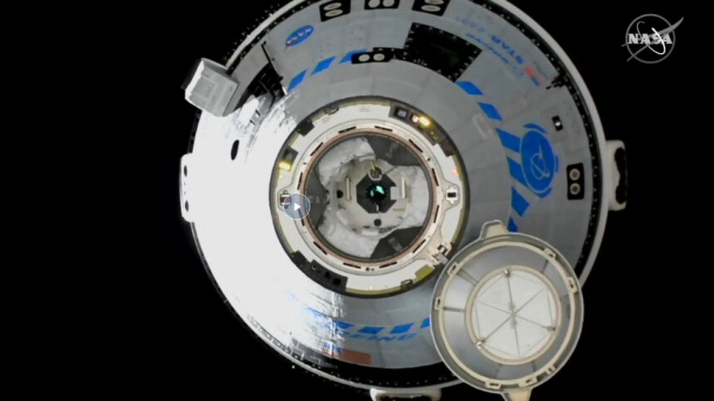 Boeing Starliner docks at the International Space Station for the first time