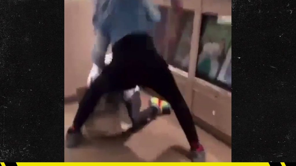 A viral video of a woman being beaten, speculation it may be Zendaya
