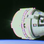 A Boeing Starliner docks at the International Space Station for the first time