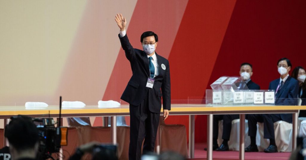 Hong Kong election live updates: Government vetted panel selects John Lee