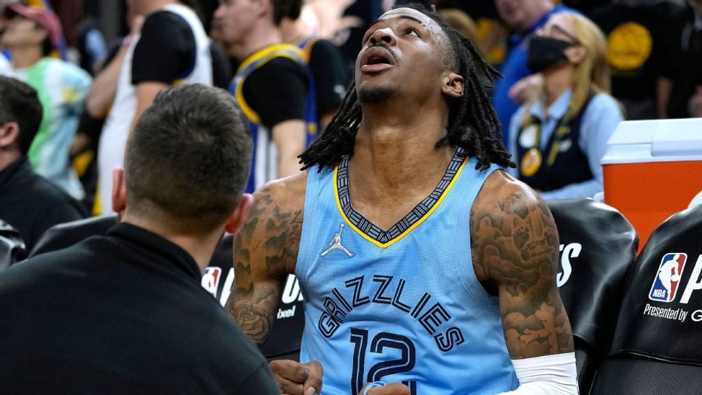 Ja Morant of the Memphis Grizzlies suffers a bone bruise, doubtful for the rest of the playoffs