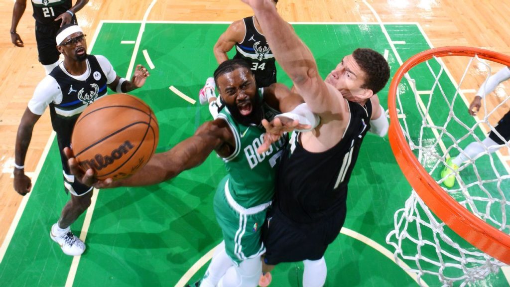 Jaylen Brown and Jason Tatum boost Boston Celtics' rebound performance in Game 2 win over Milwaukee Bucks