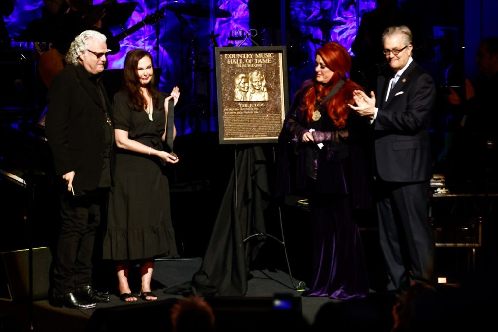 Naomi Judd has been honored in the Country Music Hall of Fame by Winona, Ashley Judd