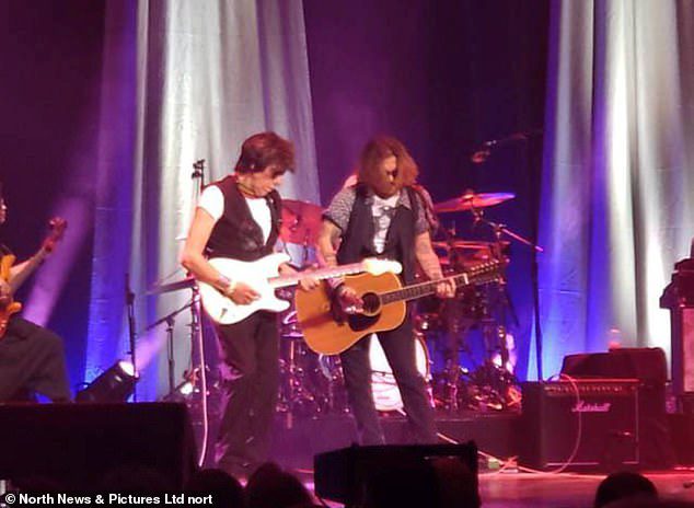 The Tour: Depp was in the UK to join Beck on his tour and previously appeared during his friend's parties at Sage Gateshead in northern England, Glasgow and the Royal Albert Hall in London