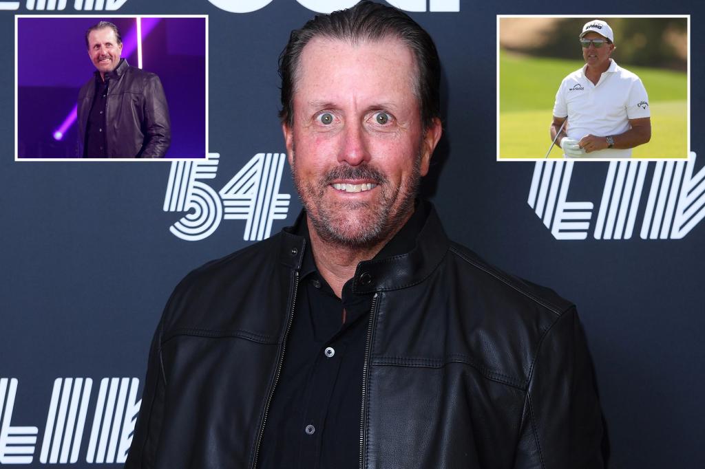 Phil Mickelson mocked on Twitter the look of the LIV Golf