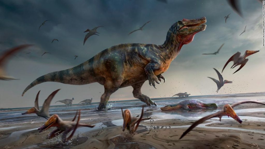 Scientists have discovered the remains of one of the largest predatory dinosaurs in Europe