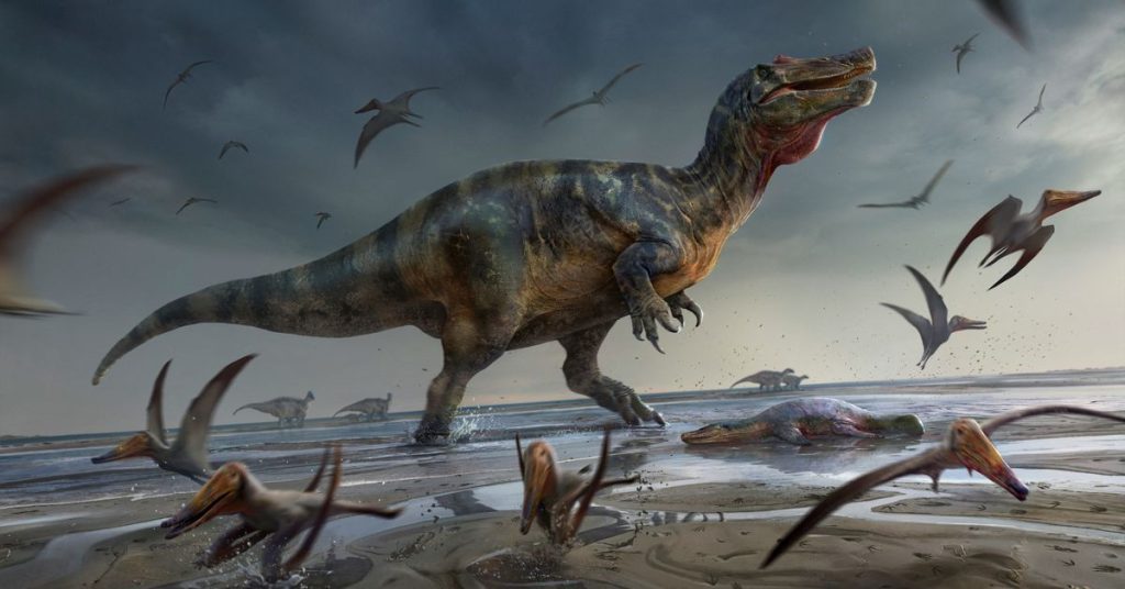 The largest meat-eating dinosaur in Europe was found on the Isle of Wight